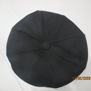 NY Hat Co 100% Wool Black  Big Applejack